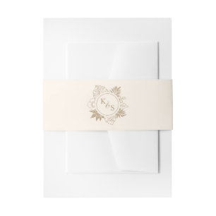Bandeau De Faire-part Mariage romantique de verdure tropicale