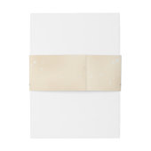 Bandeau De Faire-part Mariage romantique d'hiver (Dos Example)