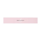 Bandeau De Faire-part Mariage rose (Plat)