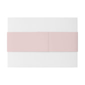 Bandeau De Faire-part Mariage rose doux (Dos exemple)