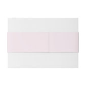 Bandeau De Faire-part Mariage rose floral (Dos exemple)