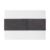 Bandeau De Faire-part Mariage rose or ornemental (Dos exemple)