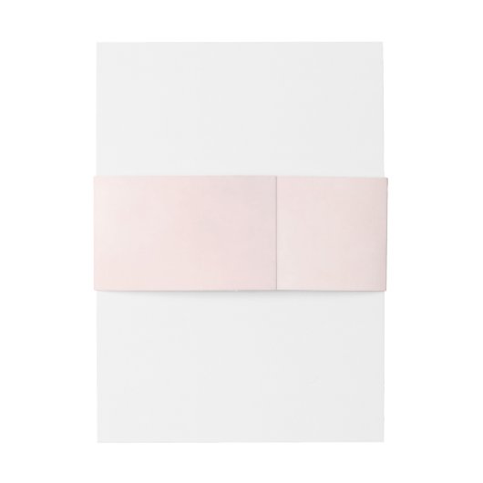 Bandeau De Faire-part Mariage rose pâle clair simple (Dos Example)