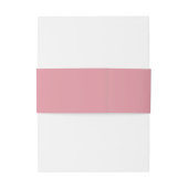Bandeau De Faire-part Mariage rose pastel Retro (Dos Example)