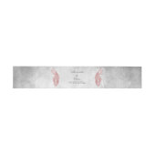 Bandeau De Faire-part Mariage rose Peacock (Plat)