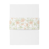 Bandeau De Faire-part Mariage Rose Pêche (Dos Example)