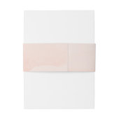 Bandeau De Faire-part Mariage rose pêche simple et élégant (Dos Example)