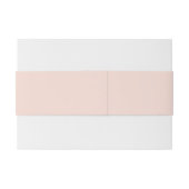 Bandeau De Faire-part Mariage rose pétale solide (Dos exemple)