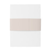 Bandeau De Faire-part Mariage rose poussiéreux minimal (Dos Example)