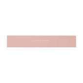 Bandeau De Faire-part Mariage Rose robuste (Plat)