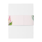 Bandeau De Faire-part Mariage rose rouge du roi Protea (Dos Example)