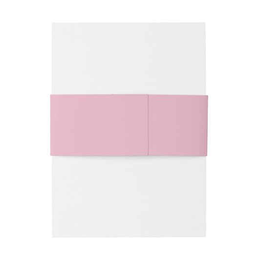 Bandeau De Faire-part Mariage rose simple (Dos Example)