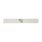 Bandeau De Faire-part Mariage Rustique Blanc d'Os de Feuille d'Olive Ver (Plat)