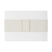 Bandeau De Faire-part Mariage Rustique Blanc d'Os de Feuille d'Olive Ver (Dos exemple)