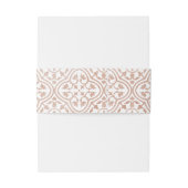 Bandeau De Faire-part Mariage rustique en terre cuite (Dos Example)