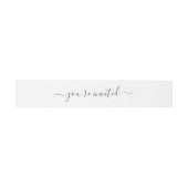 Bandeau De Faire-part Mariage simple (Plat)