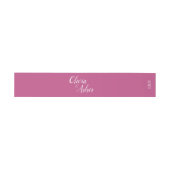 Bandeau De Faire-part Mariage simple Amaranthe Amaranth (Plat)