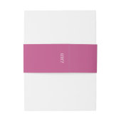 Bandeau De Faire-part Mariage simple Amaranthe Amaranth (Dos Example)