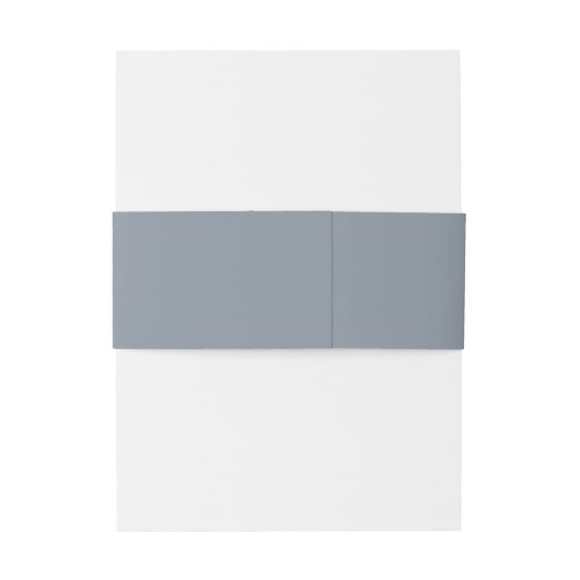 Bandeau De Faire-part Mariage simple Dusty Blue Typography (Dos Example)