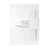 Bandeau De Faire-part Mariage simple et moderne (Devant example)