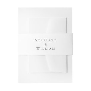 Bandeau De Faire-part Mariage simple moderne minimaliste