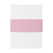 Bandeau De Faire-part Mariage Simple Rose (Dos Example)