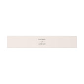 Bandeau De Faire-part Mariage simple rose pâle (Plat)