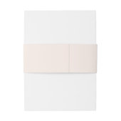 Bandeau De Faire-part Mariage simple rose pâle (Dos Example)