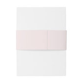 Bandeau De Faire-part Mariage simple rose vierge élégant (Dos Example)
