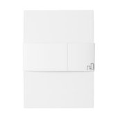 Bandeau De Faire-part Mariage Skyline de Houston | (Dos Example)