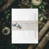 Bandeau De Faire-part Mariage Spring Bluebirds