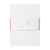 Bandeau De Faire-part Mariage traditionnel rose fuchsia (Dos Example)