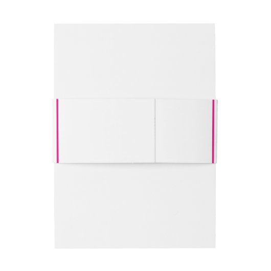 Bandeau De Faire-part Mariage traditionnel rose fuchsia (Dos Example)