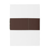 Bandeau De Faire-part Mariage tropical de la plage de Monstera (Dos Example)