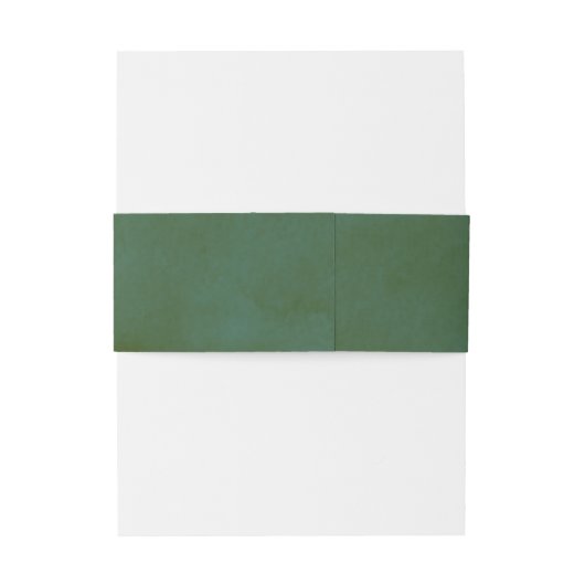 Bandeau De Faire-part Mariage vert aquarelle (Dos Example)