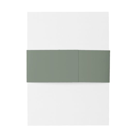 Bandeau De Faire-part Mariage vert Boho Sage simple (Dos Example)