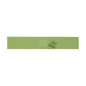 Bandeau De Faire-part Mariage Vert Chic (Plat)