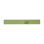 Bandeau De Faire-part Mariage Vert Chic (Plat)