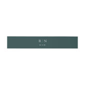 Bandeau De Faire-part Mariage vert COULEUR MODIFIABLE (Plat)