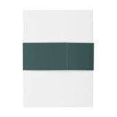 Bandeau De Faire-part Mariage vert COULEUR MODIFIABLE (Dos Example)
