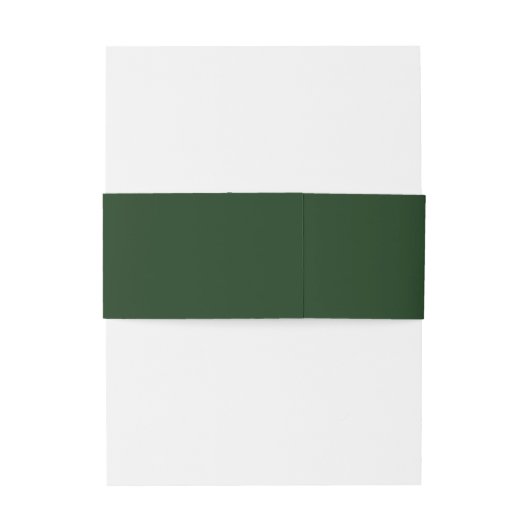 Bandeau De Faire-part Mariage vert de texte blanc monogramme personnalis (Dos Example)