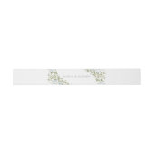 Bandeau De Faire-part Mariage vert Fleur sauvage bleu printemps (Plat)