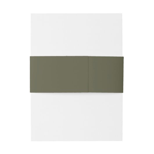 Bandeau De Faire-part Mariage vert HEIDI (Dos Example)