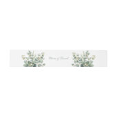 Bandeau De Faire-part Mariage vert moderne Eucalyptus (Plat)