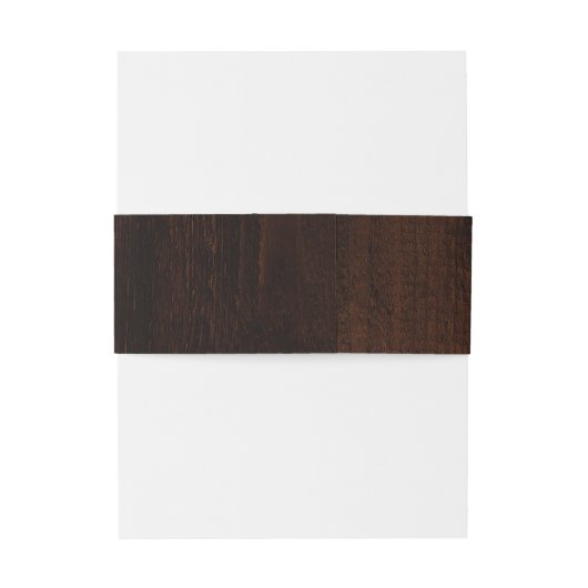 Bandeau De Faire-part Mariage vert Rustic Wood Fall (Dos Example)