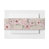 Bandeau De Faire-part Mariage vintage Blush Peony (Devant Example)