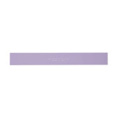 Bandeau De Faire-part Mariage violet Lilac solide (Plat)