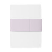 Bandeau De Faire-part Mariage violet simple Lavande pâle (Dos Example)