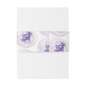 Bandeau De Faire-part Mariage violet violet (Dos Example)