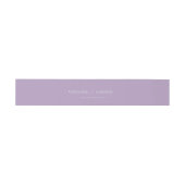 Bandeau De Faire-part Mariage violet violet lavande (Plat)